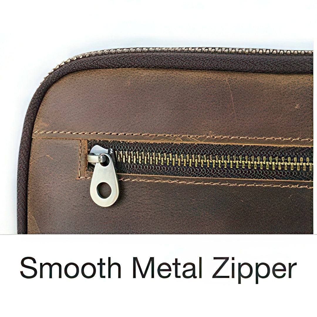 Retro Genuine Leather Clutch Bag