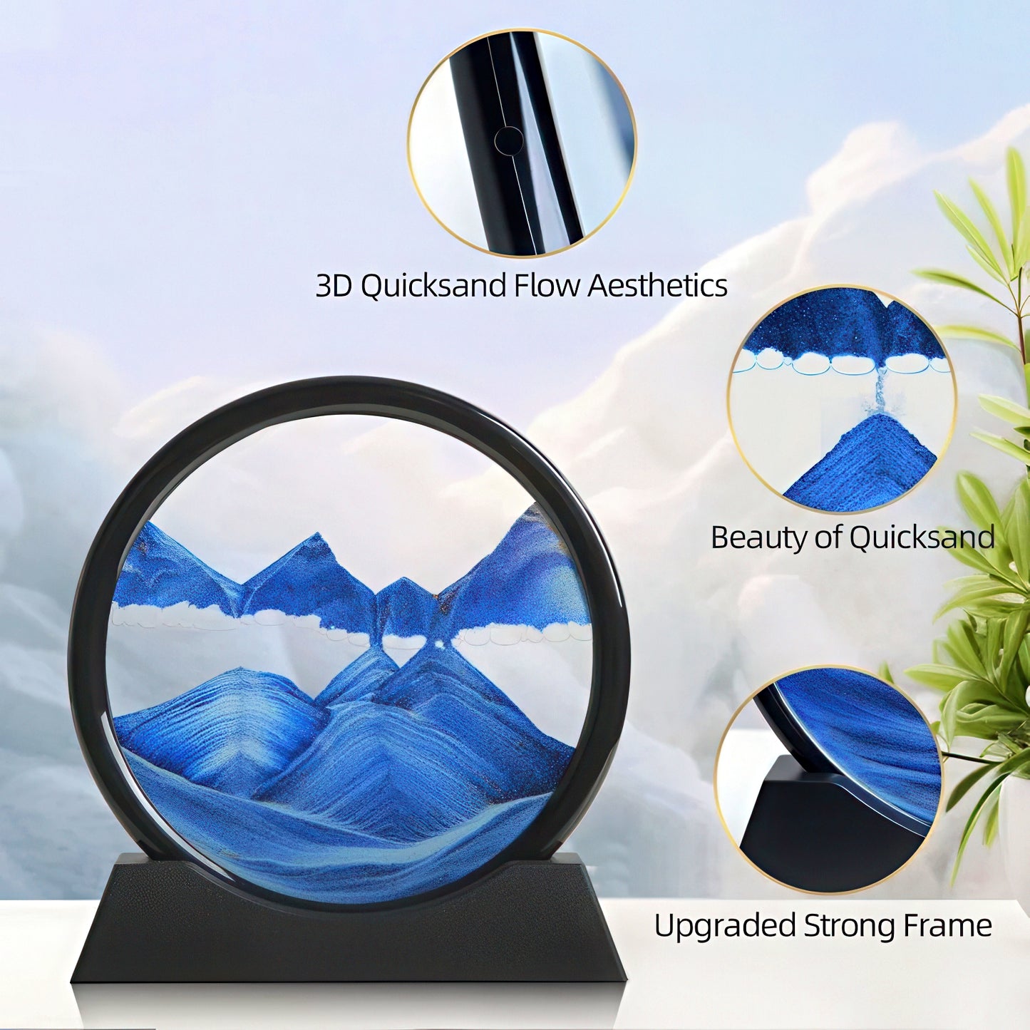 3D Deep Sea Sandscape Moving Sand Art