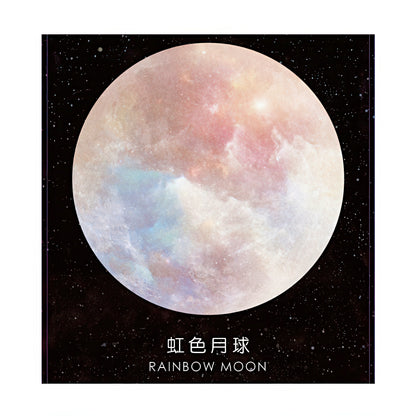 Earth and Moon Sticky Notes