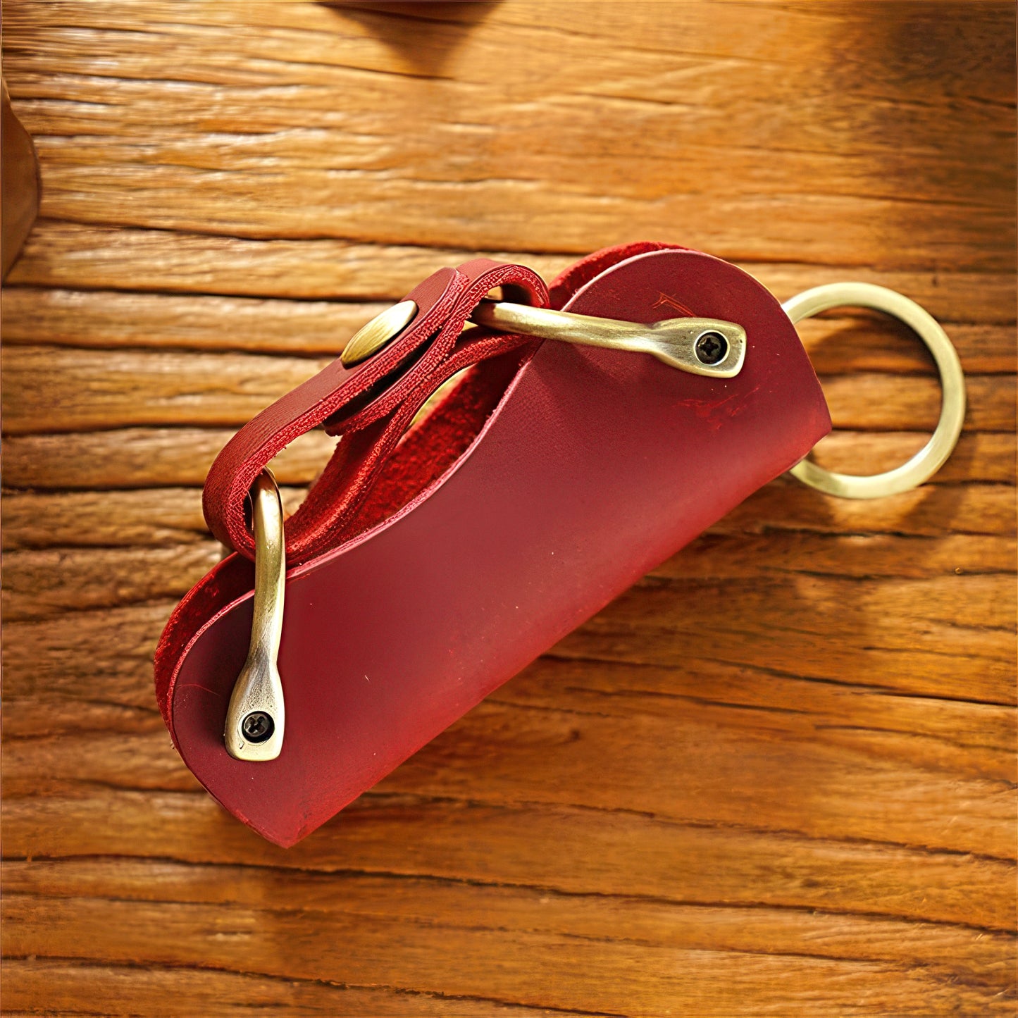 Dyed Cowhide Key Organizer