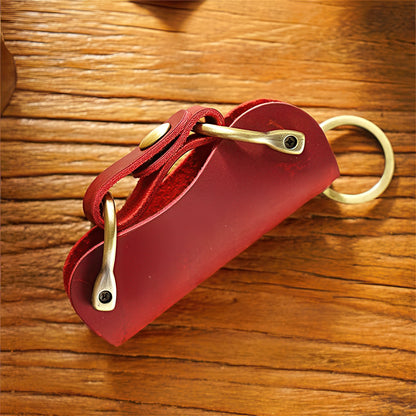 Dyed Cowhide Key Organizer