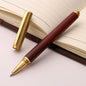 Wooden Rollerball Pen with Brass Cap