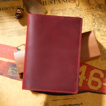 Dyed Cowhide Multifunctional Passport Holder