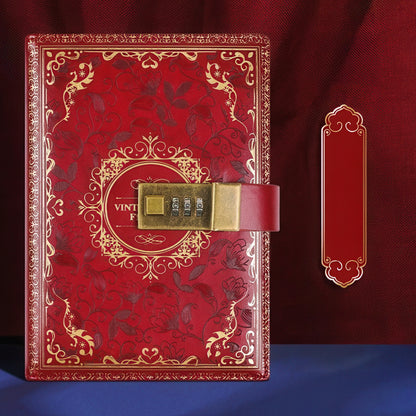B6 Vintage Style Notebook with Combination Lock