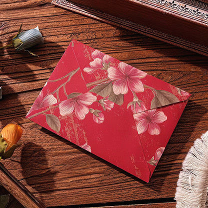 Elegant Floral Brocade Style Envelopes