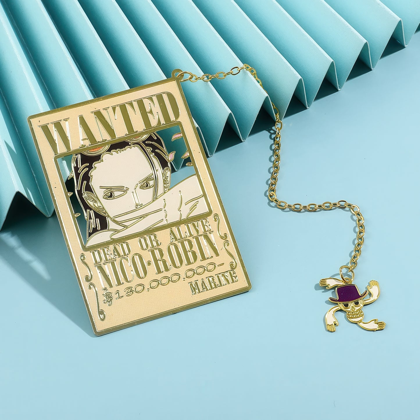 'One Piece' Manga Theme Metal Bookmark