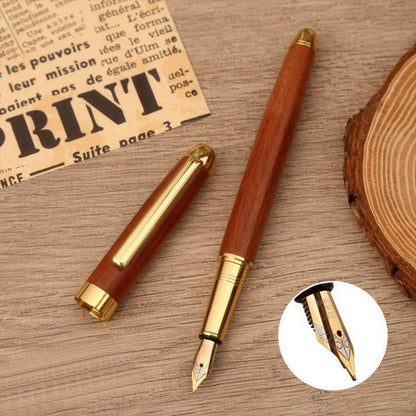 Business Signature Wooden Fountain Pen