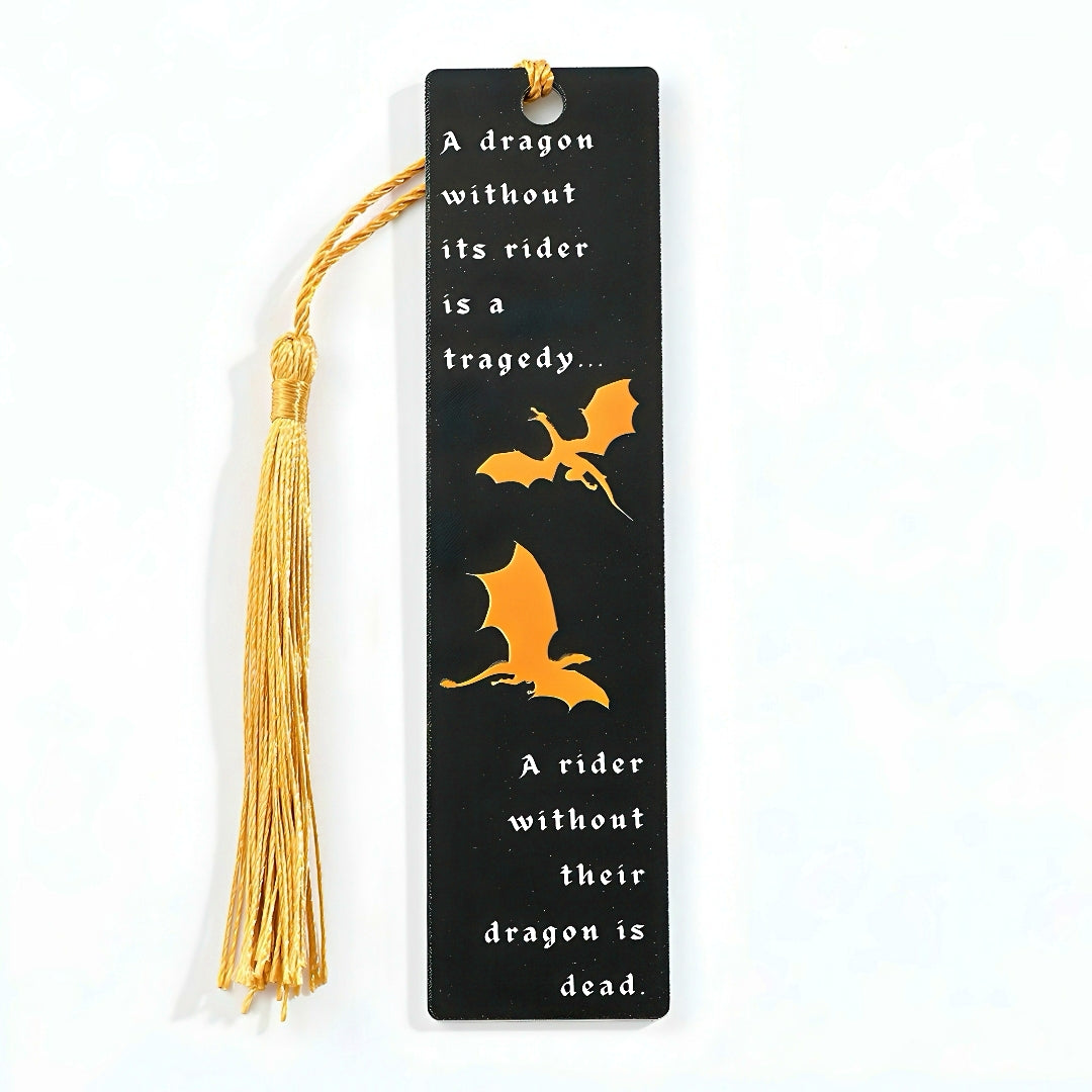 Fourth Wing Themed Acrylic Bookmark
