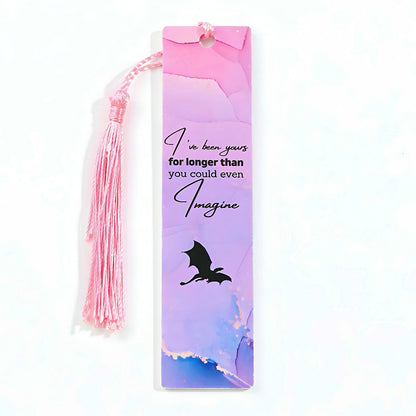 Fourth Wing Themed Acrylic Bookmark