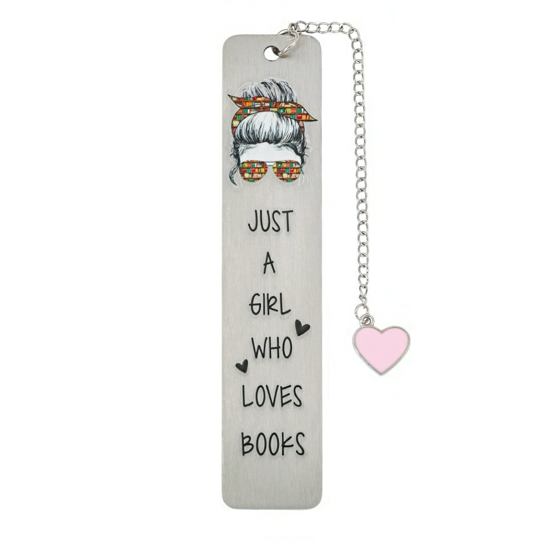 Cute Girly Stainless Steel Bookmark