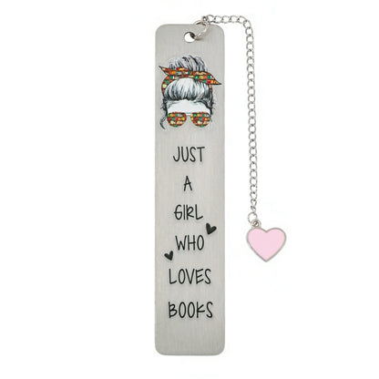 Cute Girly Stainless Steel Bookmark