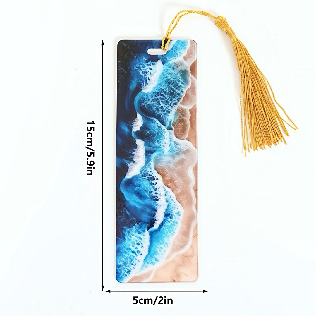 Acrylic Bookmark with Stained Glass Design