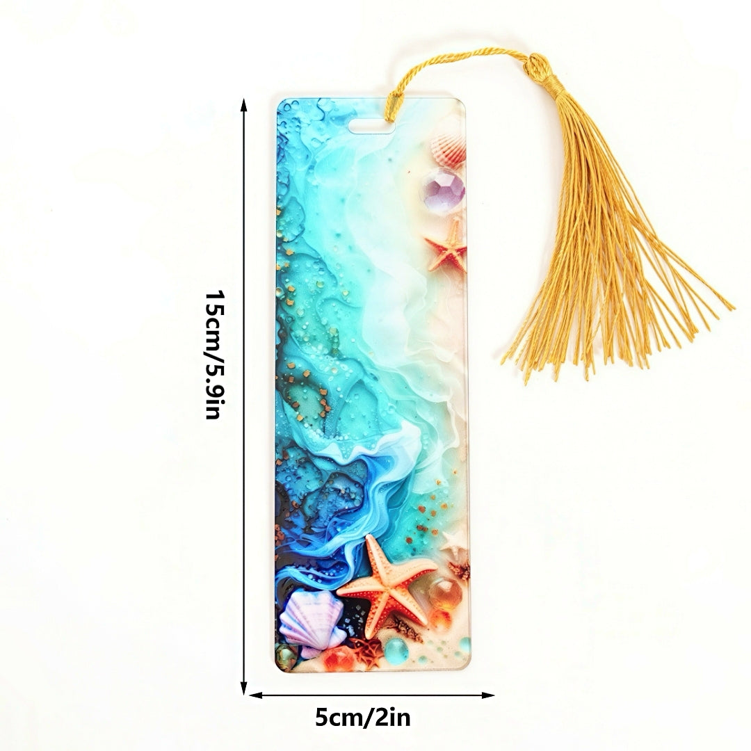 Acrylic Bookmark with Stained Glass Design