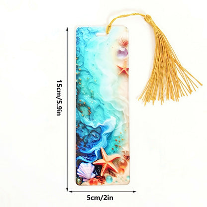 Acrylic Bookmark with Stained Glass Design