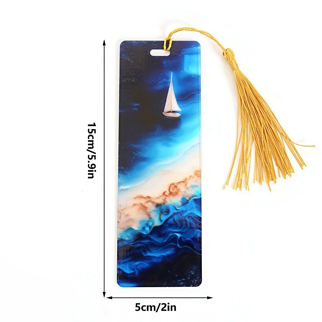 Acrylic Bookmark with Stained Glass Design
