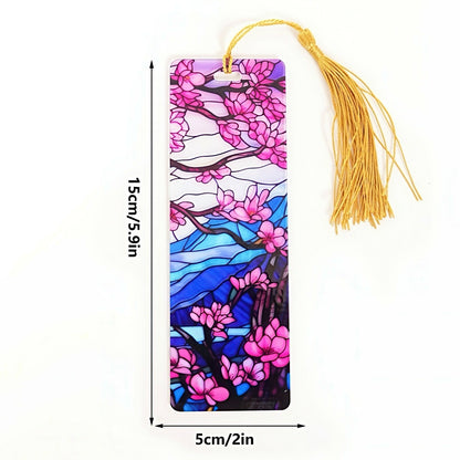 Acrylic Bookmark with Stained Glass Design