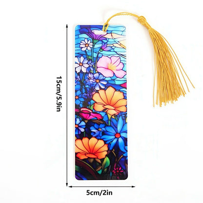 Acrylic Bookmark with Stained Glass Design