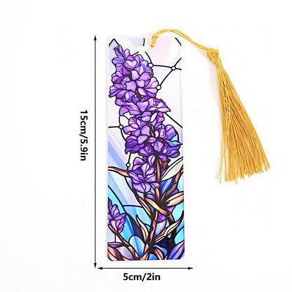 Acrylic Bookmark with Stained Glass Design