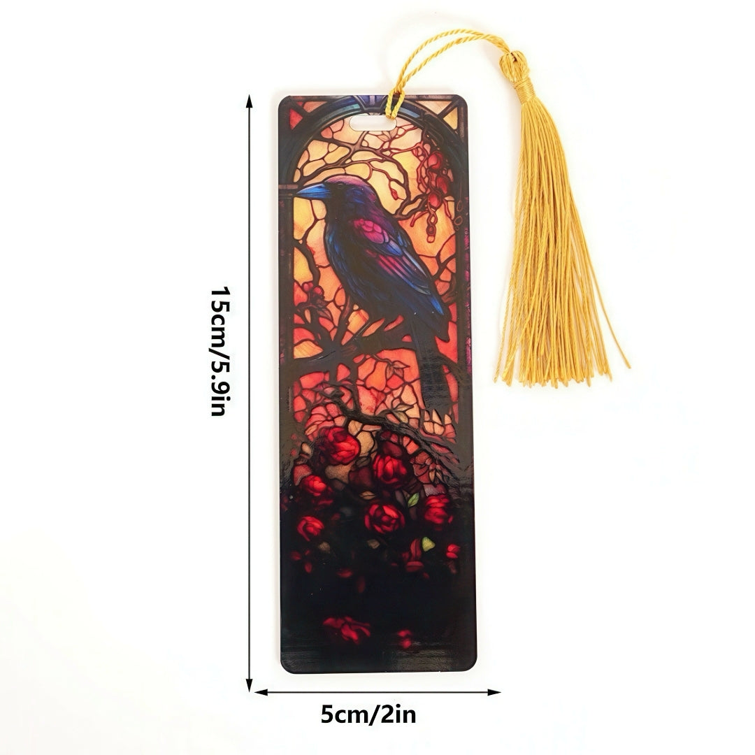 Acrylic Bookmark with Stained Glass Design