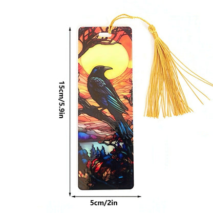 Acrylic Bookmark with Stained Glass Design