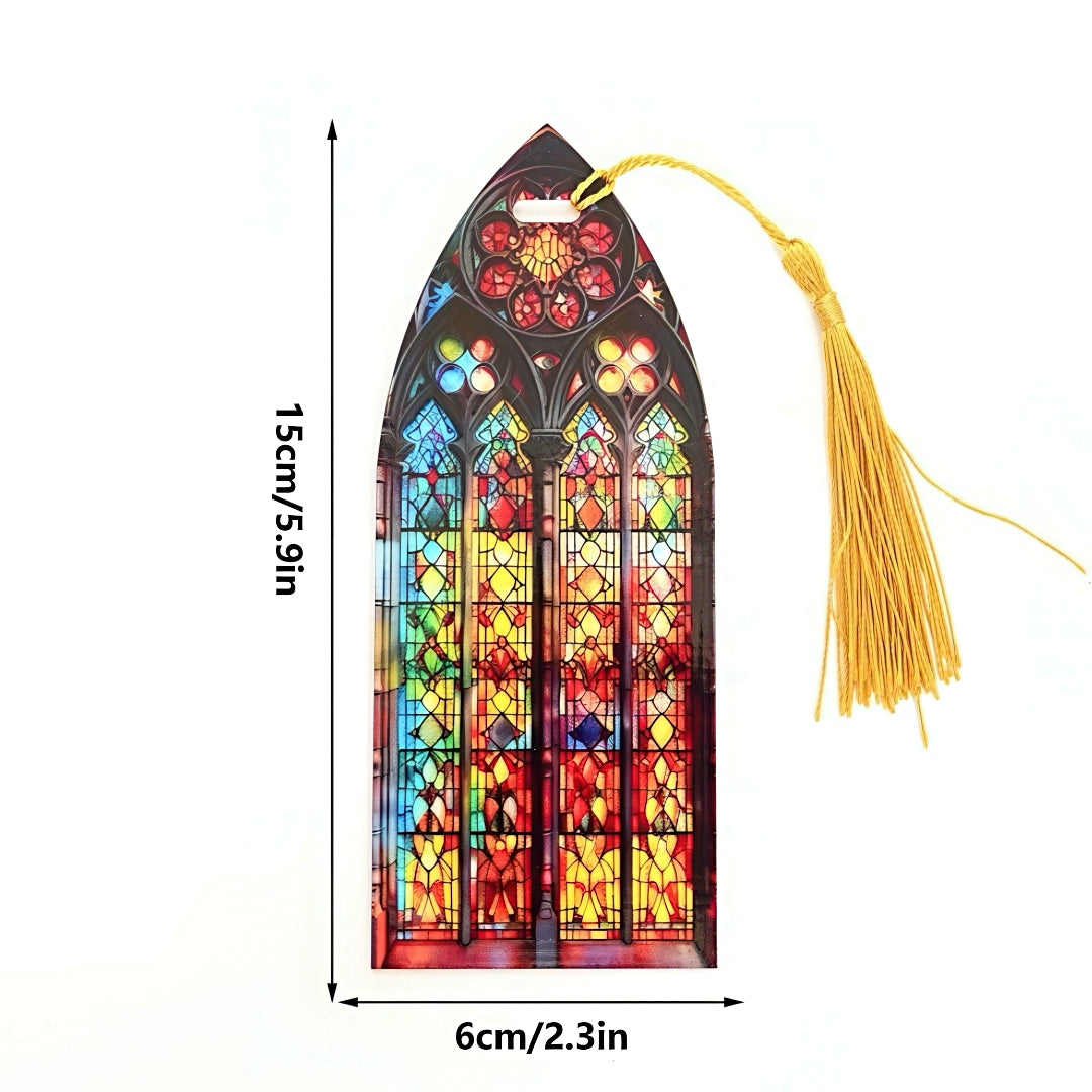 Acrylic Bookmark with Stained Glass Design