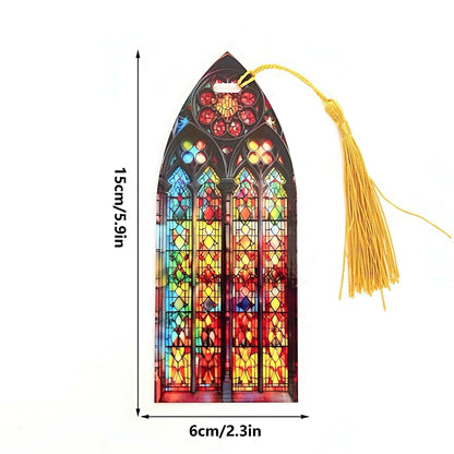 Acrylic Bookmark with Stained Glass Design