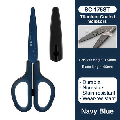 Non-stick Titanium Coated Scissors with Protective Case