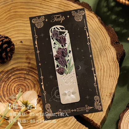 Retro Hollow Metal Bookmark Romantic Flower Series Reading Book Clip Reading Enthusiast Gift New Year 2025