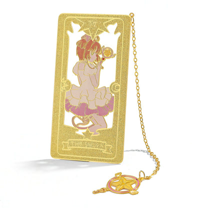 Cardcaptor Sakura Manga Themed Metal Bookmark