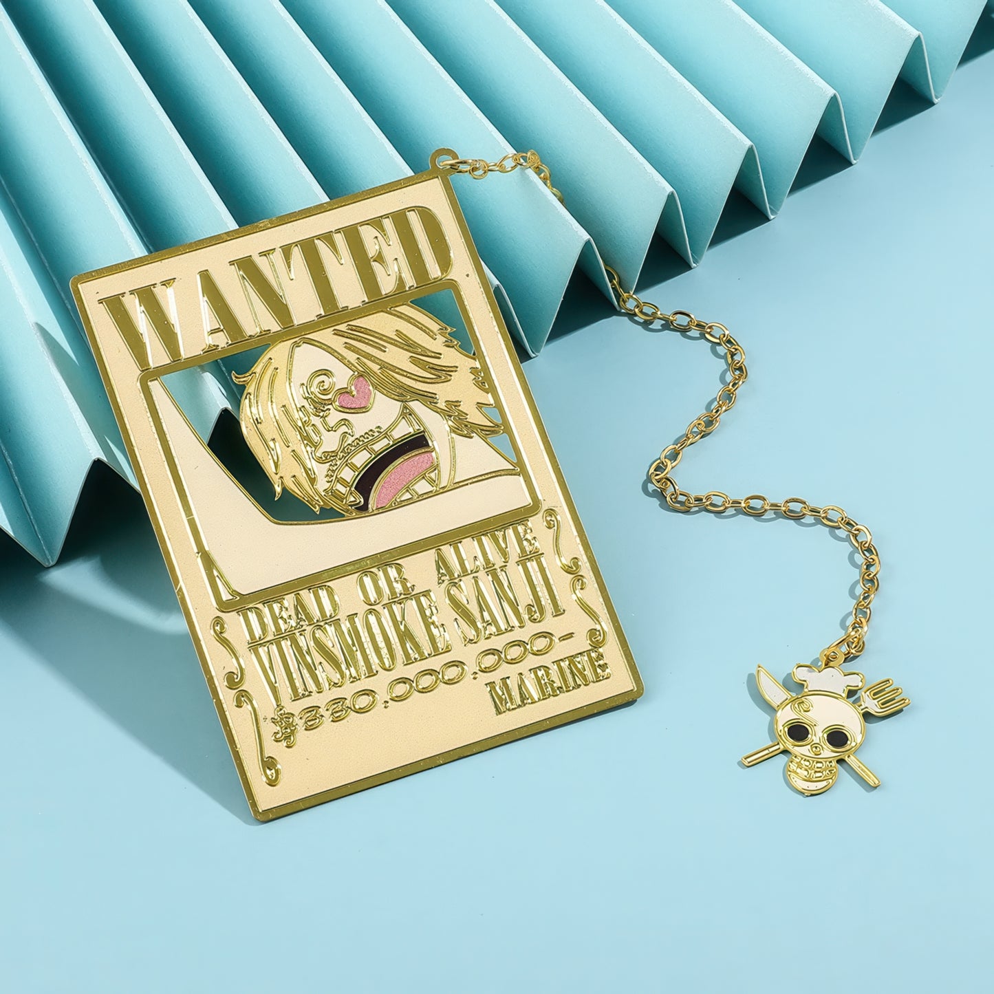 'One Piece' Manga Theme Metal Bookmark