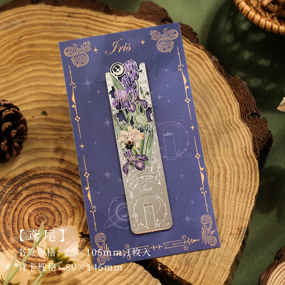 Retro Hollow Metal Bookmark Romantic Flower Series Reading Book Clip Reading Enthusiast Gift New Year 2025