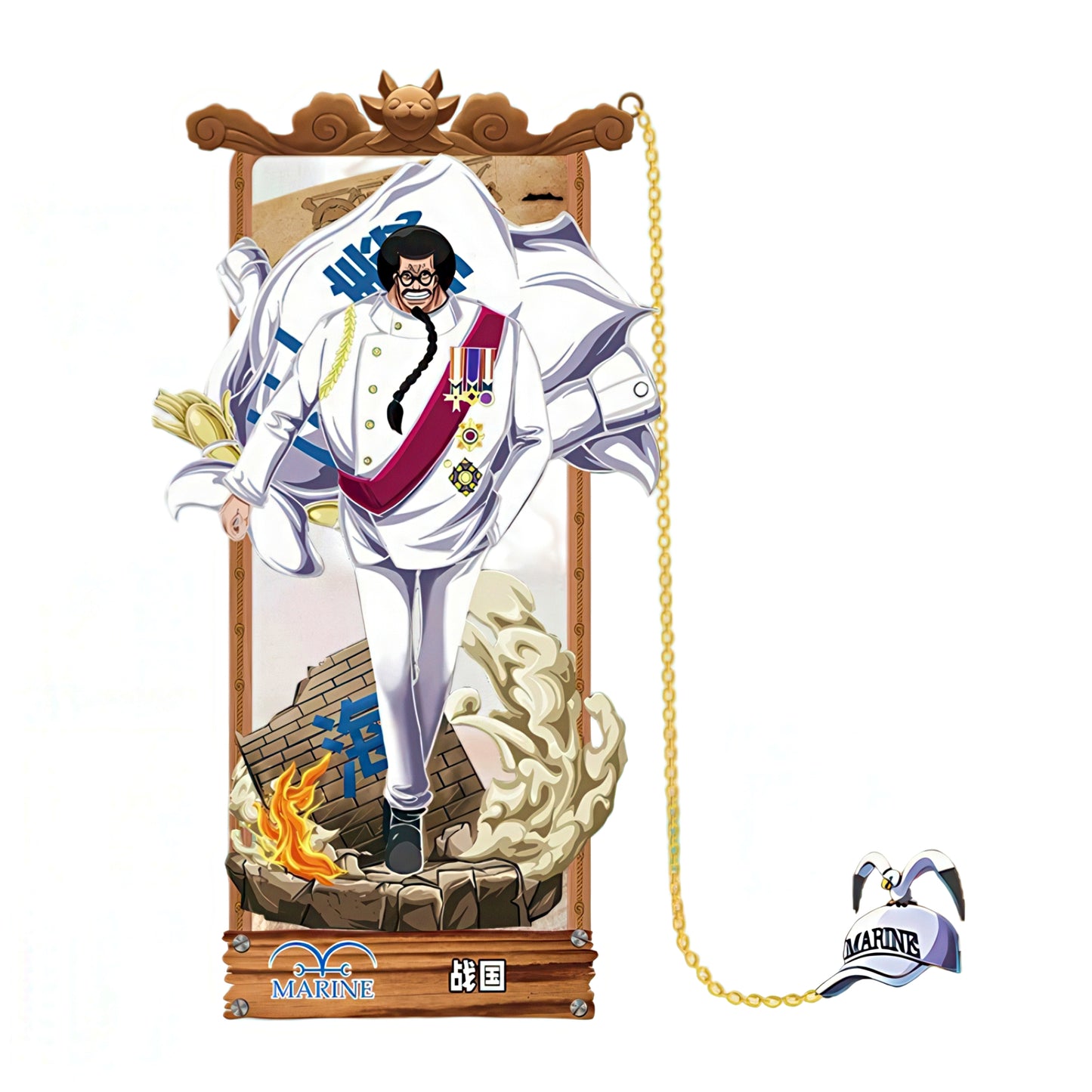 One Piece Manga Characters Metal Bookmark