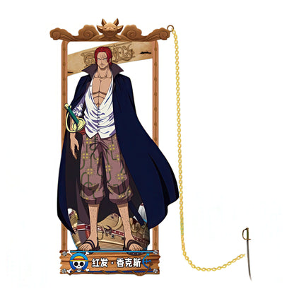 One Piece Manga Characters Metal Bookmark