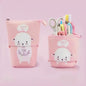 Cute Animal Retractable Stand Up Pencil Case