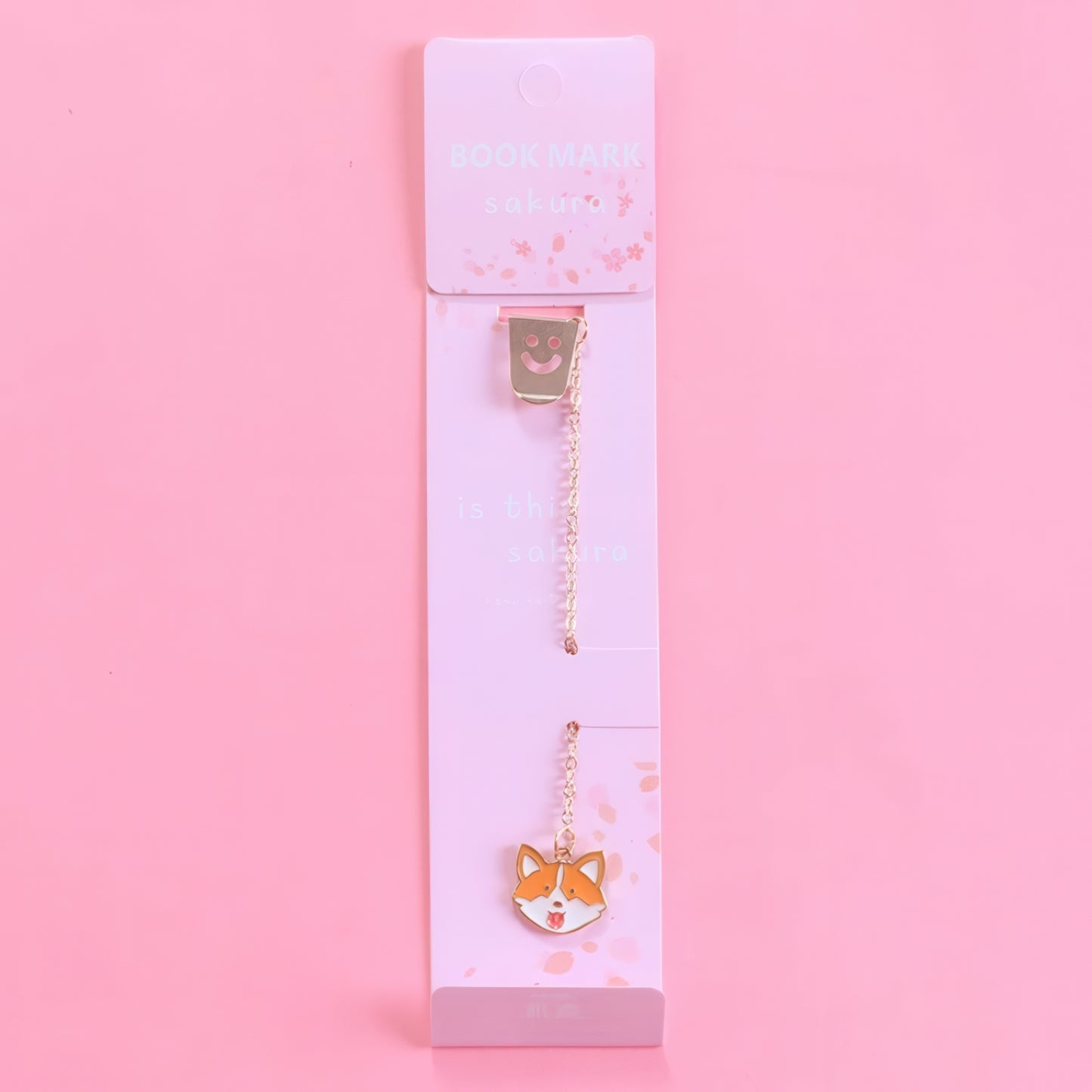 Cute Little Charm Metal Bookmark