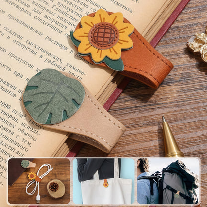 Timeless Magnetic Leather Bookmark
