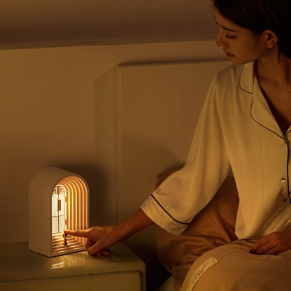 Rechargeable Nordic Style Nightlight with Bluetooth Speaker