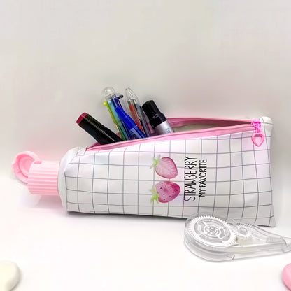 Toothpaste Shaped Pencil Case