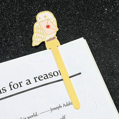 Harry Potter Themed Metal Bookmark