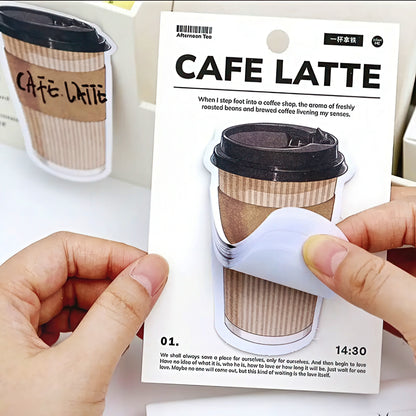 Bread and Coffee Shaped Sticky Notes