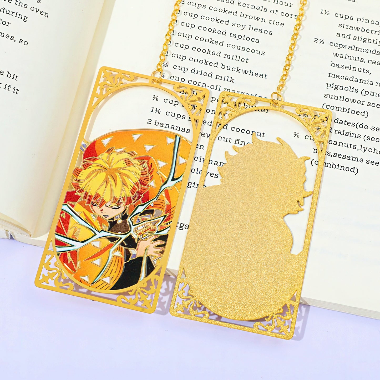 Demon Slayer Manga Golden Metal Bookmark