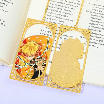 Demon Slayer Manga Golden Metal Bookmark