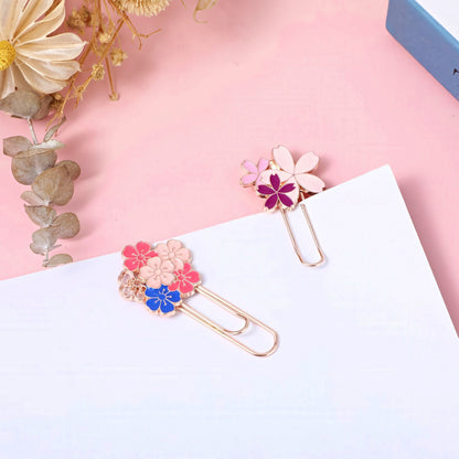 Cherry Blossoms Metal Paper Clip