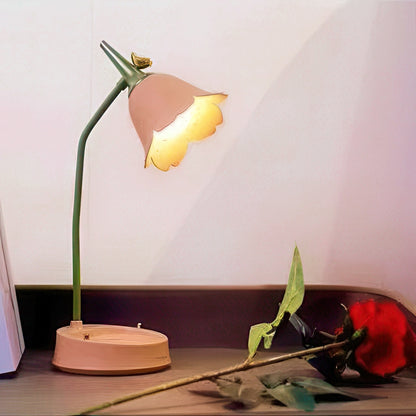 Aesthetic Flower Rechargeable LED Desk Lamp
