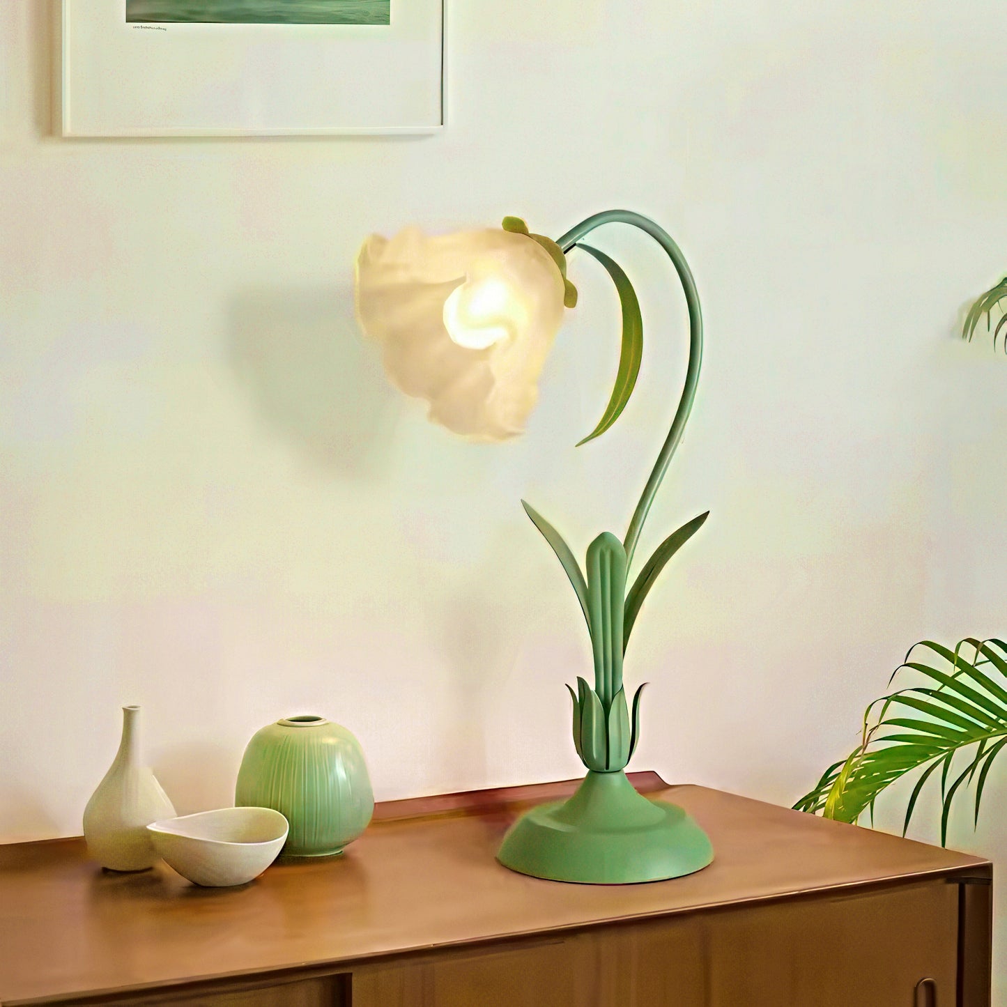 Romantic Flower Shaped Desk Lamp