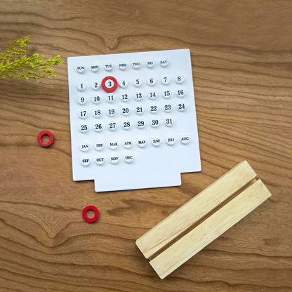 Creative Adjustable Perpetual Desk Calendar