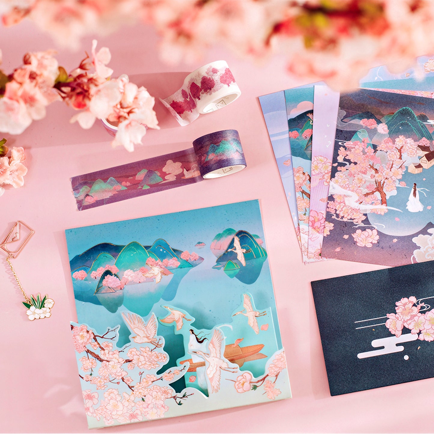 Chinese Theme Washi Tape Gift Box