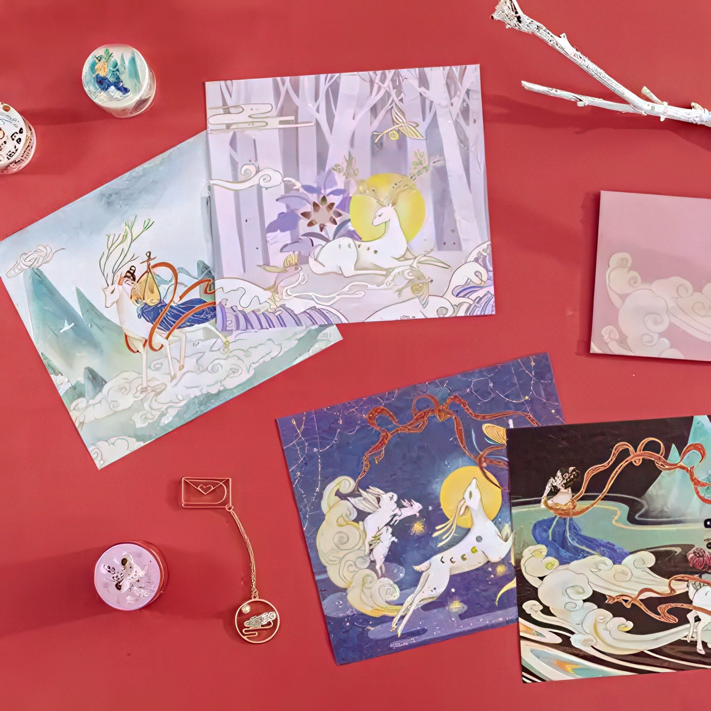 Chinese Theme Washi Tape Gift Box