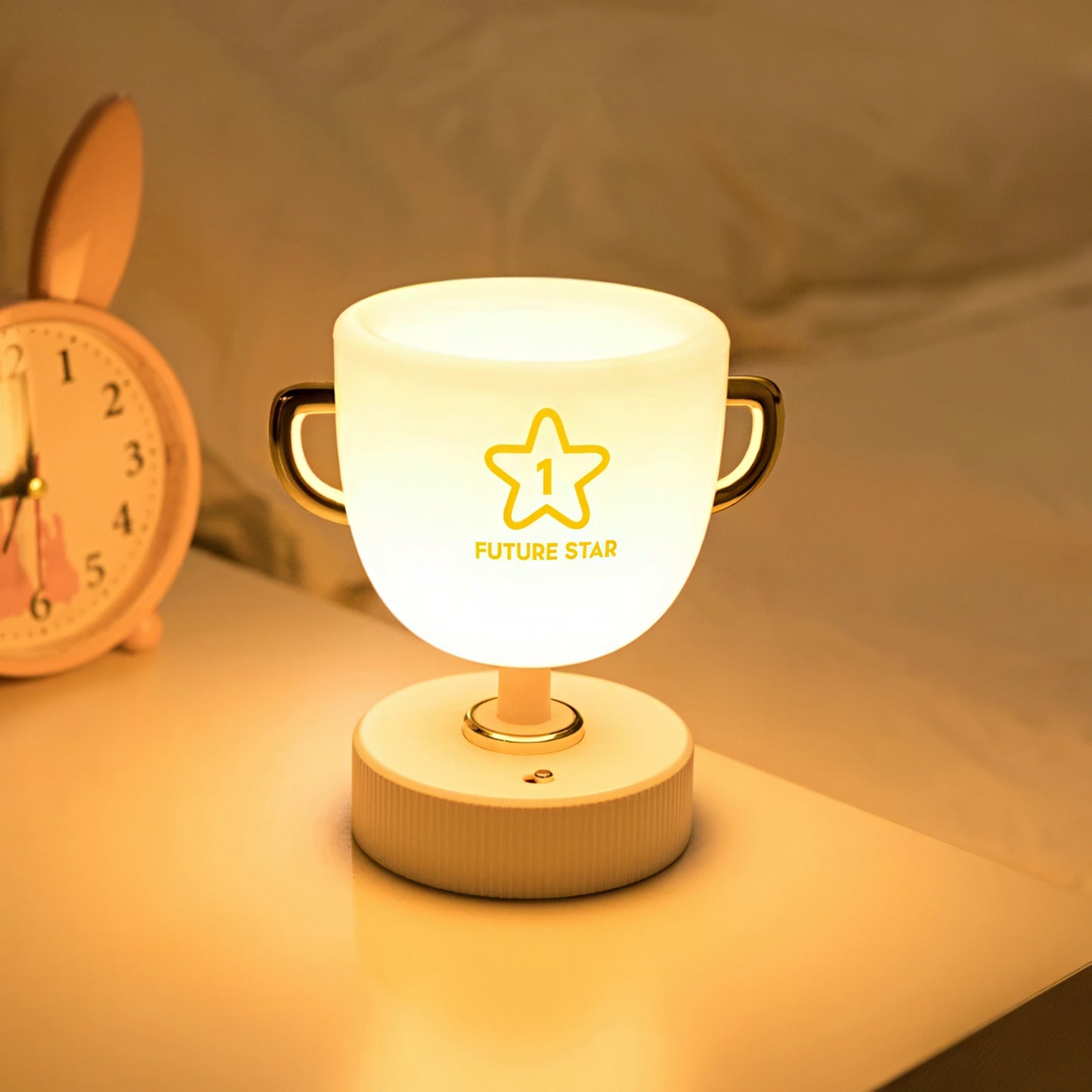 Trophy Shaped Pen Holder with Nightlight