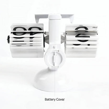 Retro Mechanical Flip Clock with Metal Base